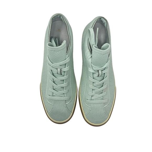 Rothy's The Lace Up Sneaker Shoes Knit Spearmint Light Green Size US 7 - Picture 2 of 14